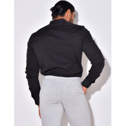 Chemise manches longues col rond