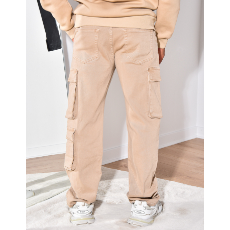 Jeans large à poches Jeans large à poches