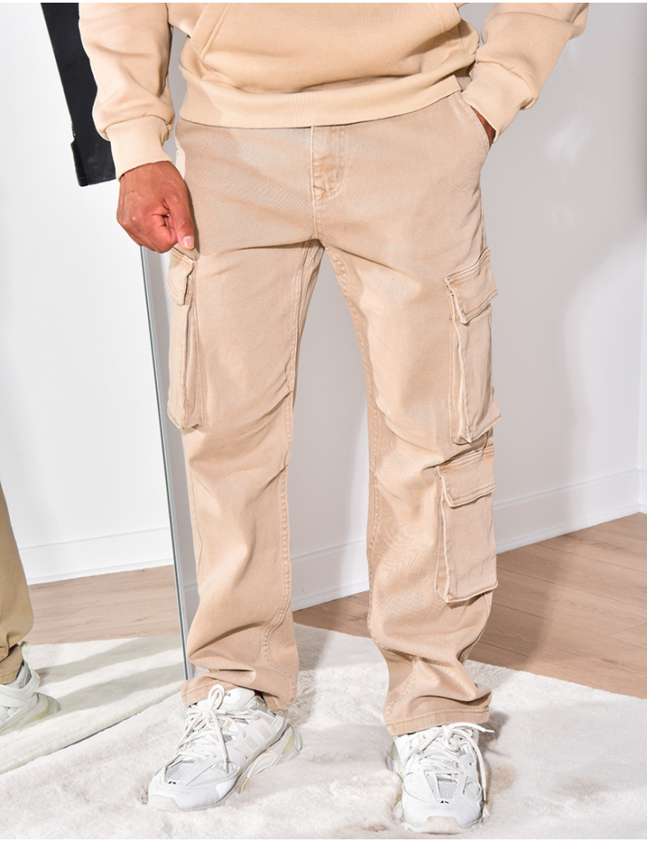 Jeans large à poches Jeans large à poches