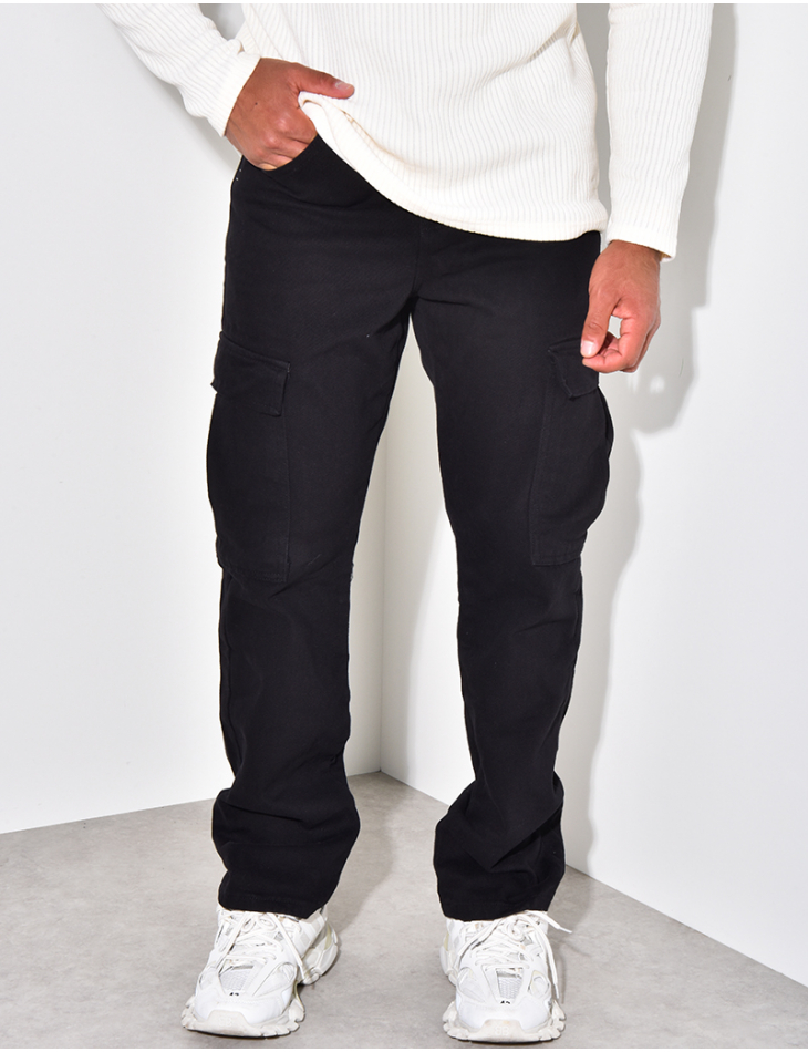 Jeans cargo à poches