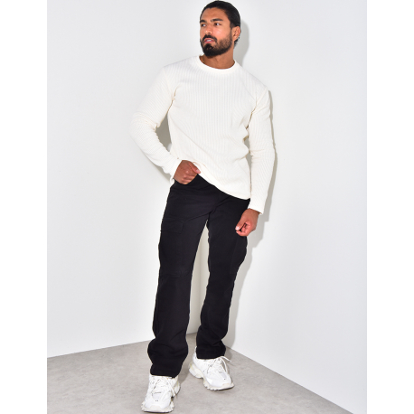 Jeans cargo à poches