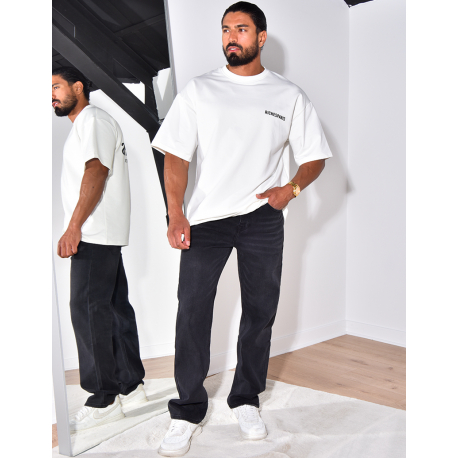 Jeans basic coupe droite