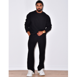 Ensemble côtelé pantalon et pull