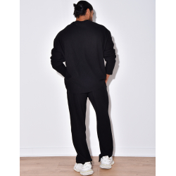 Ensemble côtelé pantalon et pull