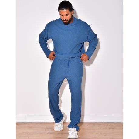 Ensemble côtelé pantalon et pull