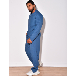 Ensemble côtelé pantalon et pull