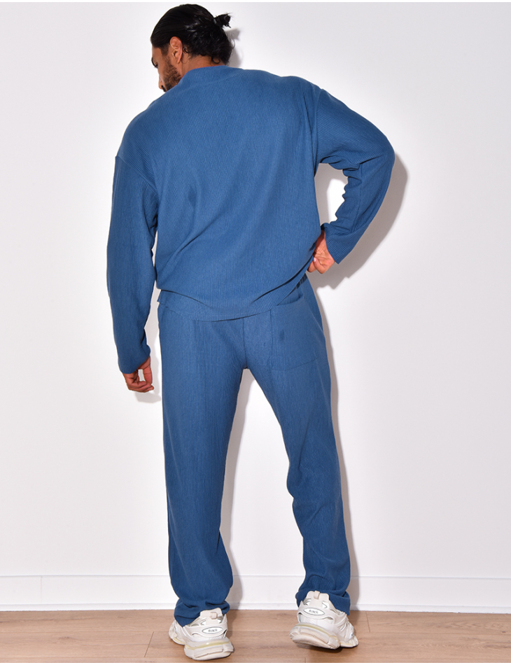 Ensemble côtelé pantalon et pull