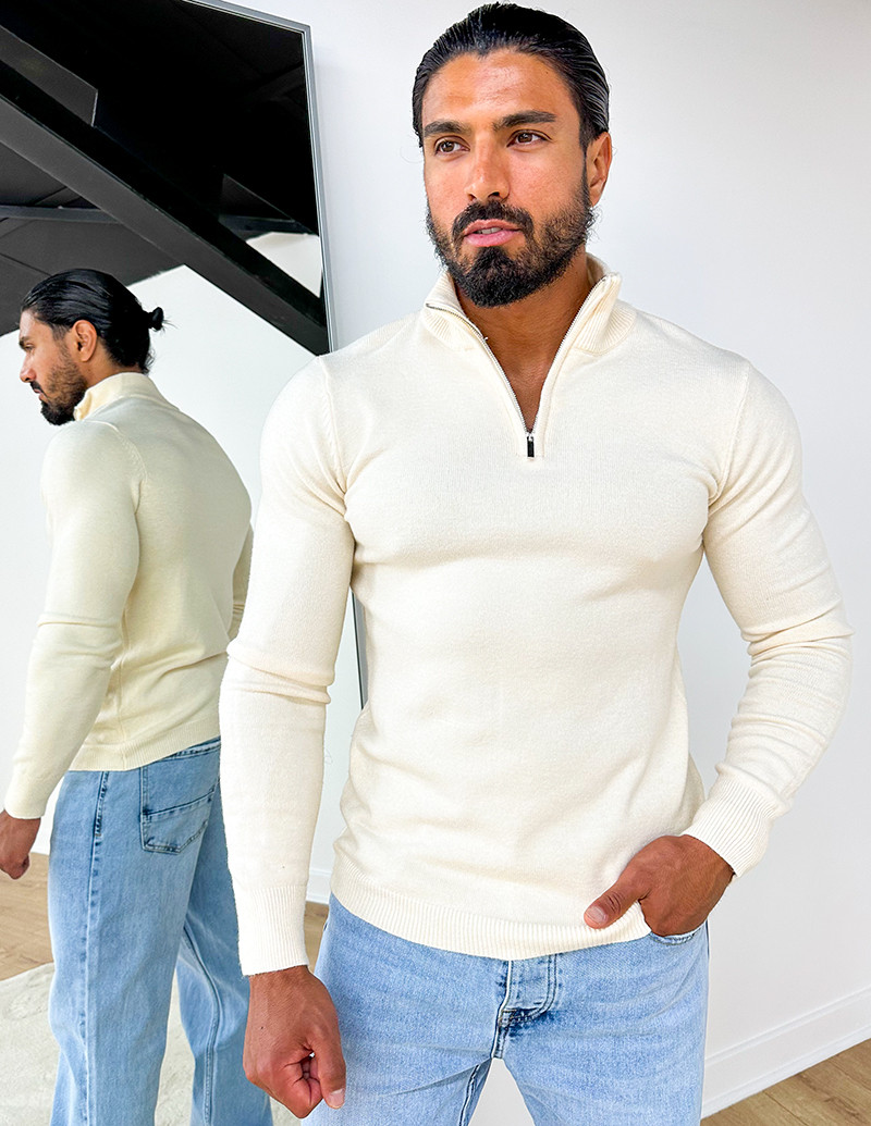 Pull à fermeture éclaire