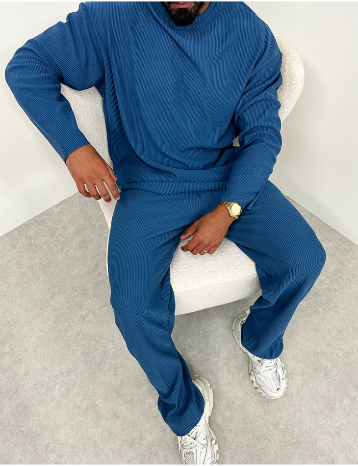 Ensemble côtelé pantalon et pull