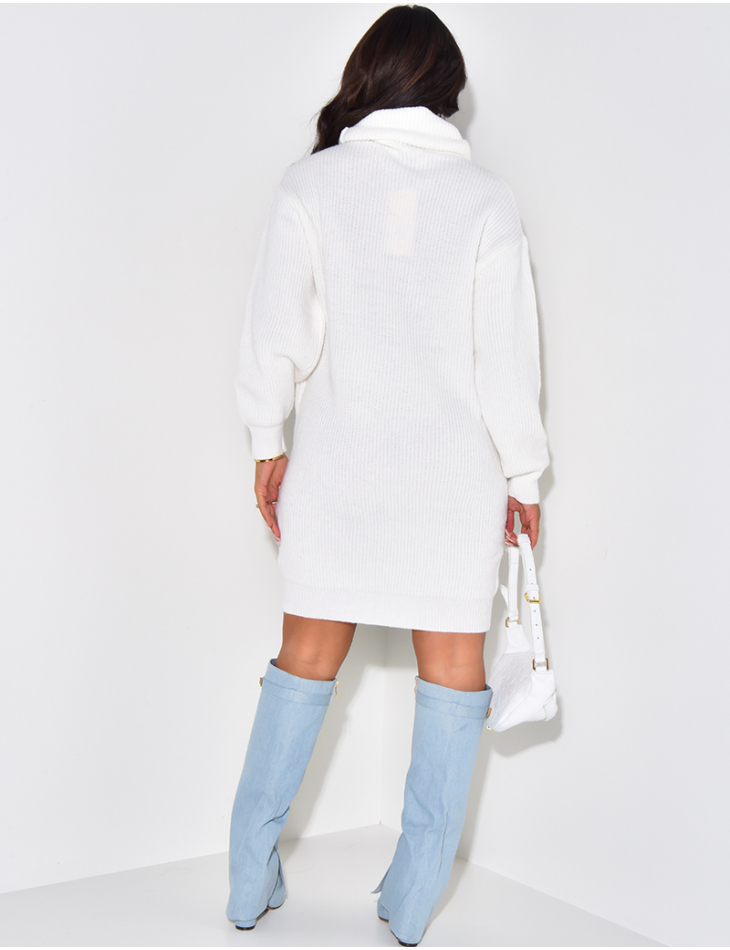 Robe pull col roulé Robe pull col roulé