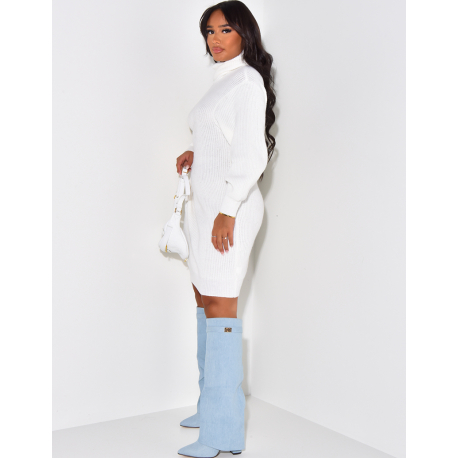Robe pull col roulé Robe pull col roulé