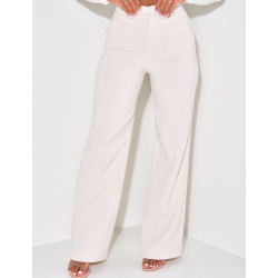 Straight-leg tailored trousers