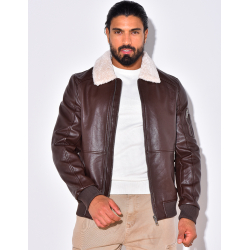 Blouson col en fourrure Blouson col en fourrure