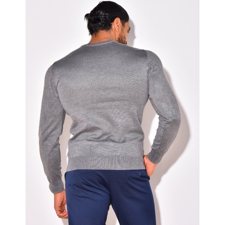 Feiner Pullover mit Rundhalsausschnitt