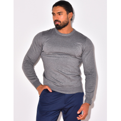 Feiner Pullover mit Rundhalsausschnitt