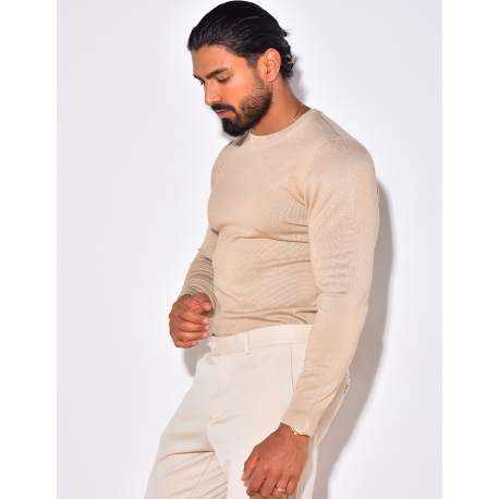 Slim round-neck jumper Slim round-neck jumper