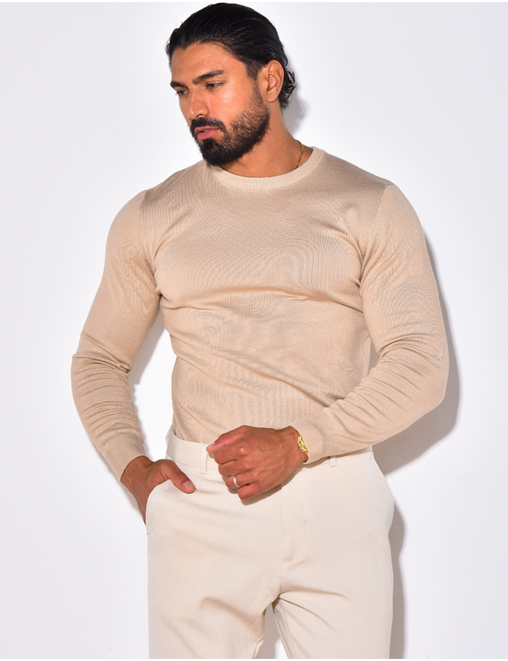 Slim round-neck jumper Slim round-neck jumper
