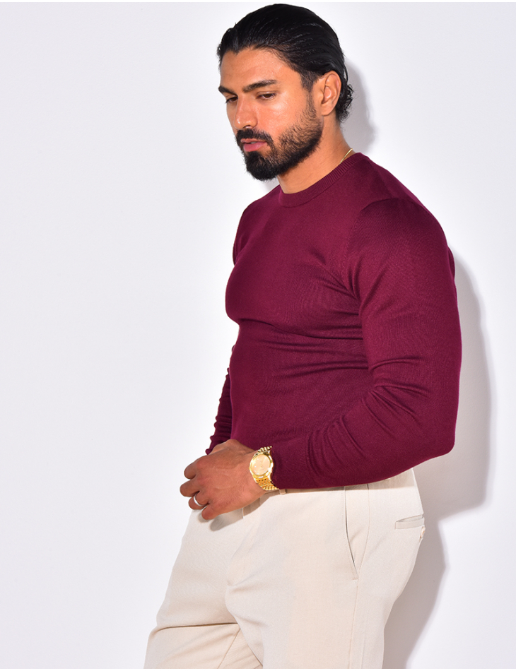 Slim round-neck jumper Slim round-neck jumper