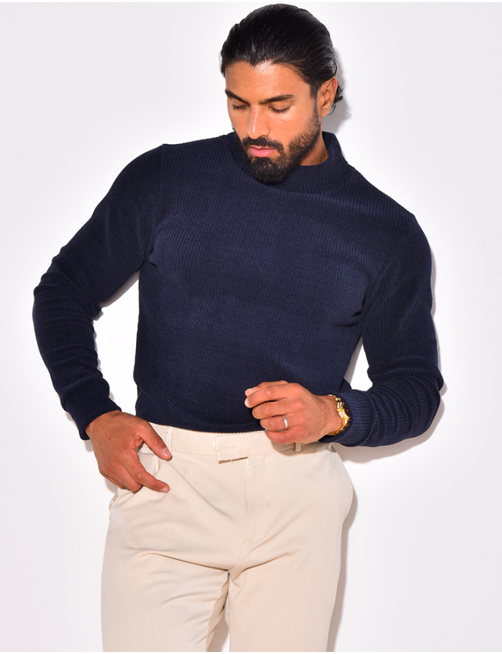 Pull cotele a col montant