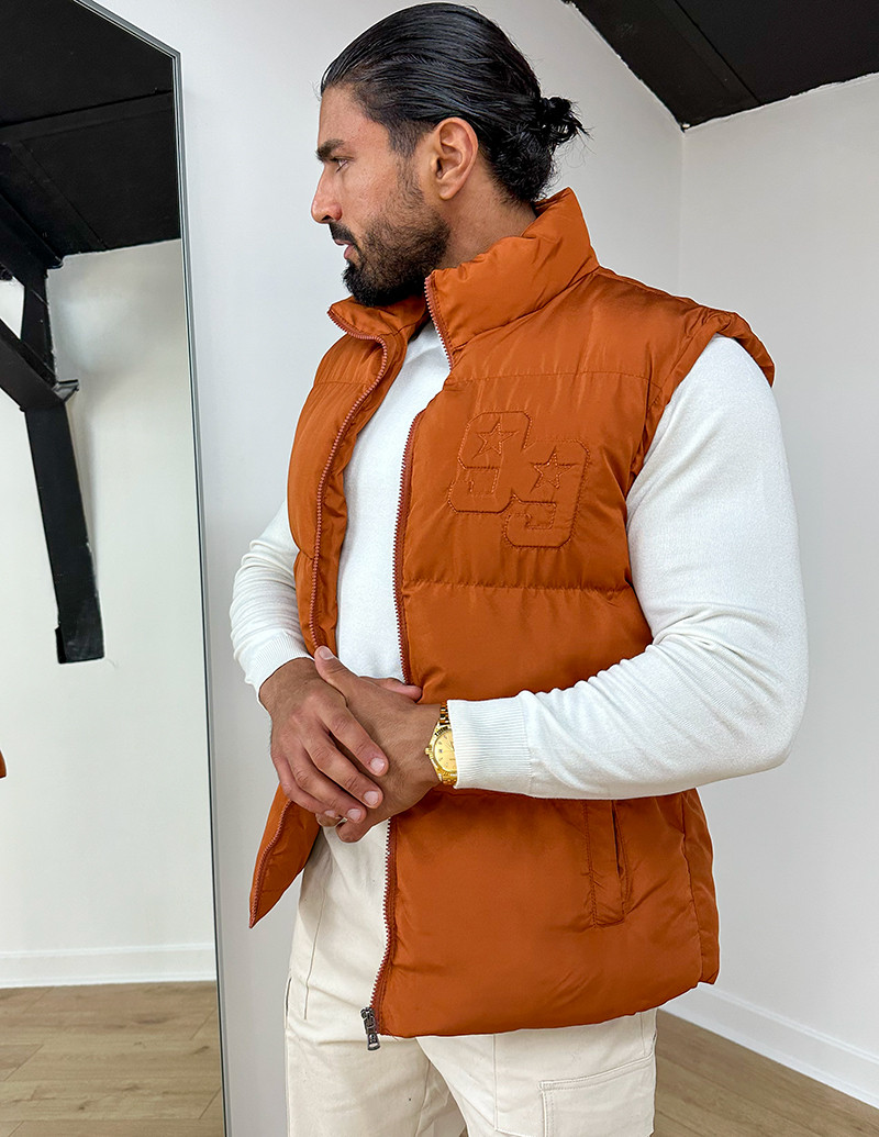 "99" sleeveless down jacket