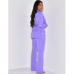 Ensemble de tailleur à ceinture large  Ensemble de tailleur à ceinture large