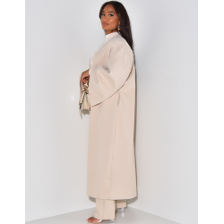 Kimono long epais en feutrine