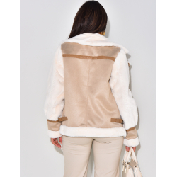 Oversized lined aviator jacket   Oversized lined aviator jacket