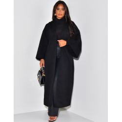Long & thick felt kimono