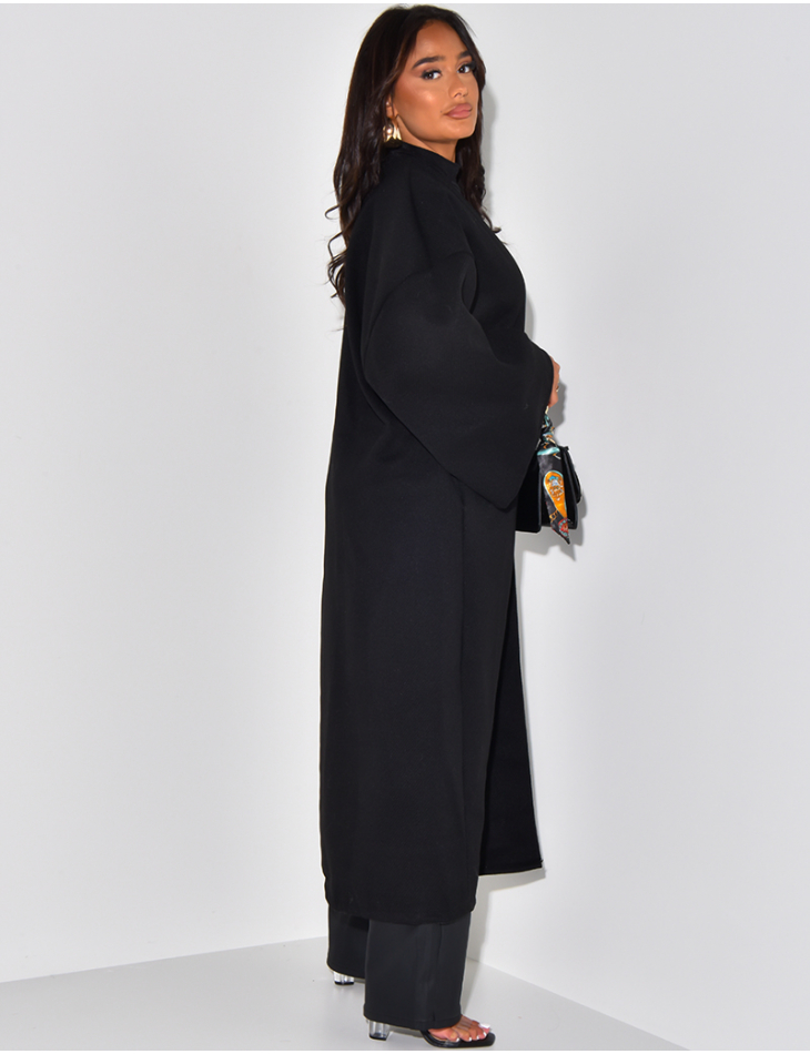 Long & thick felt kimono