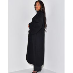 Long & thick felt kimono