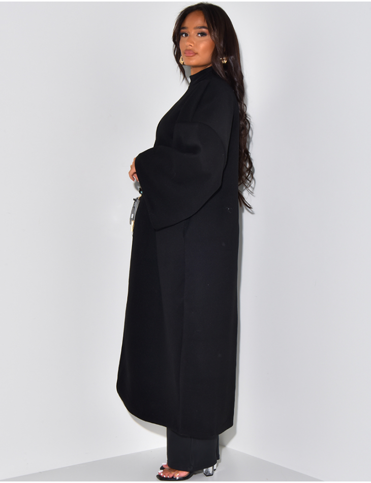 Long & thick felt kimono