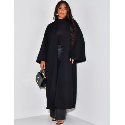 Long & thick felt kimono