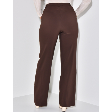 Pantalon de tailleur coupe droite Pantalon de tailleur coupe droite