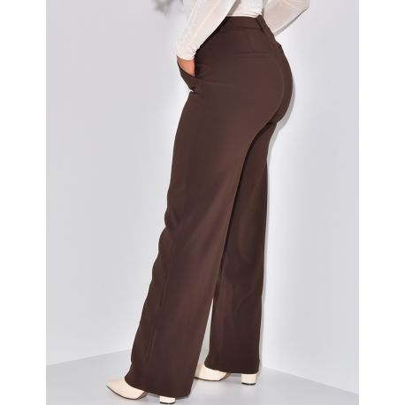 Pantalon de tailleur coupe droite Pantalon de tailleur coupe droite