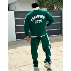 Ensemble pantalon et veste zippée molletonné  Ensemble pantalon et veste zippée molletonné