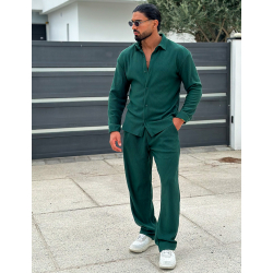Ensemble pantalon et chemise plissé Ensemble pantalon et chemise plissé