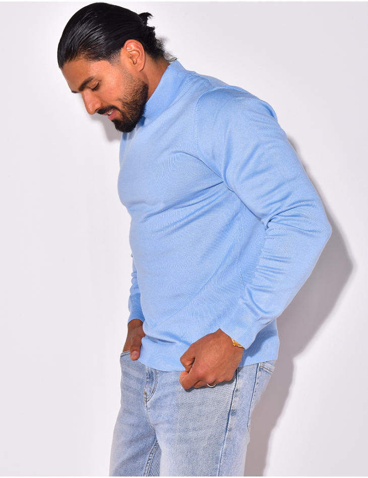 Pull fin à petit col Pull fin à petit col