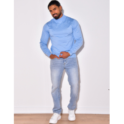 Pull fin à petit col Pull fin à petit col