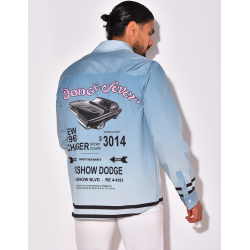 Chemise satinée "Dodge fever"