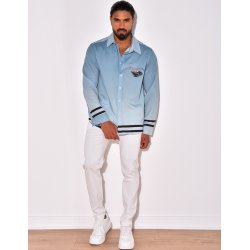 Chemise satinée "Dodge fever"