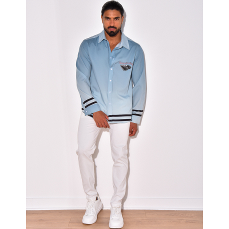 Chemise satinée "Dodge fever"