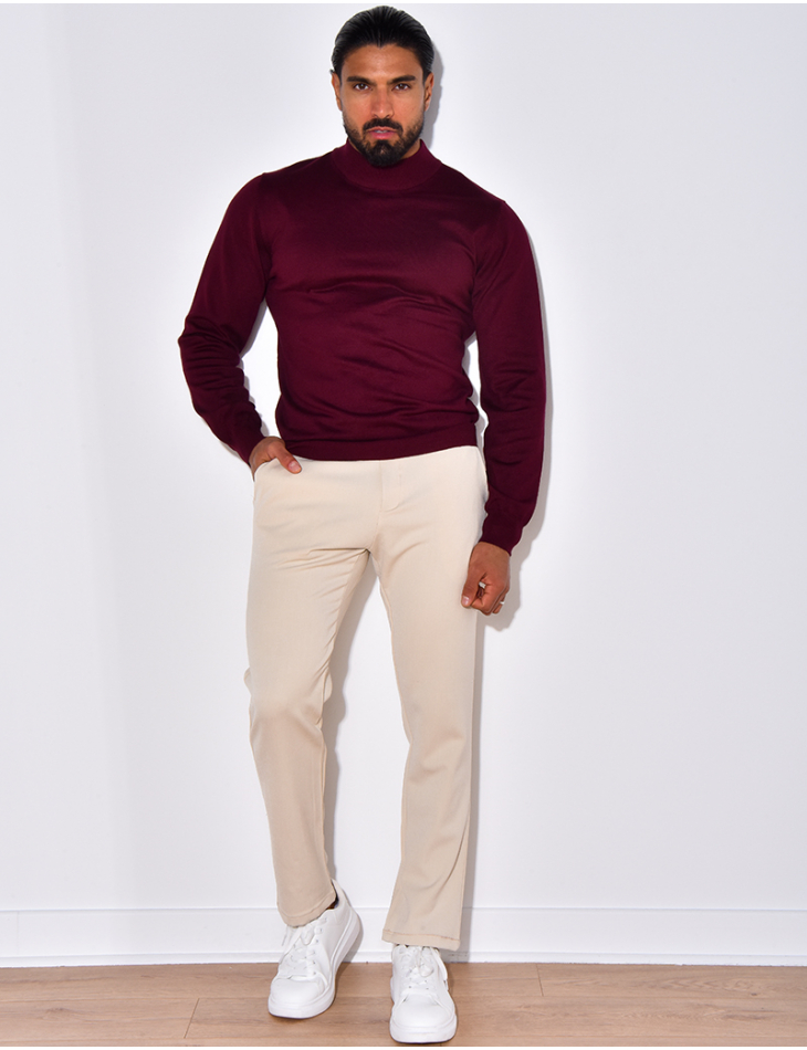 Pull fin à petit col Pull fin à petit col