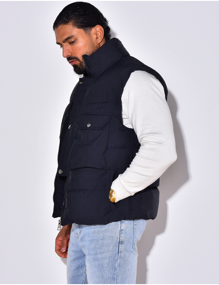 Doudoune sans manches à poche Doudoune sans manches à poche