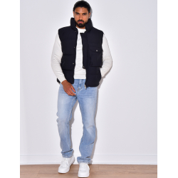 Doudoune sans manches à poche Doudoune sans manches à poche