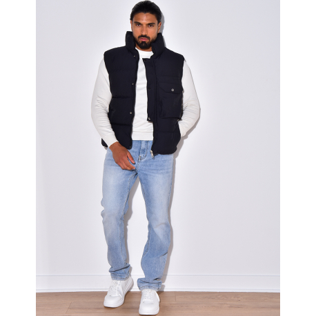 Doudoune sans manches à poche Doudoune sans manches à poche