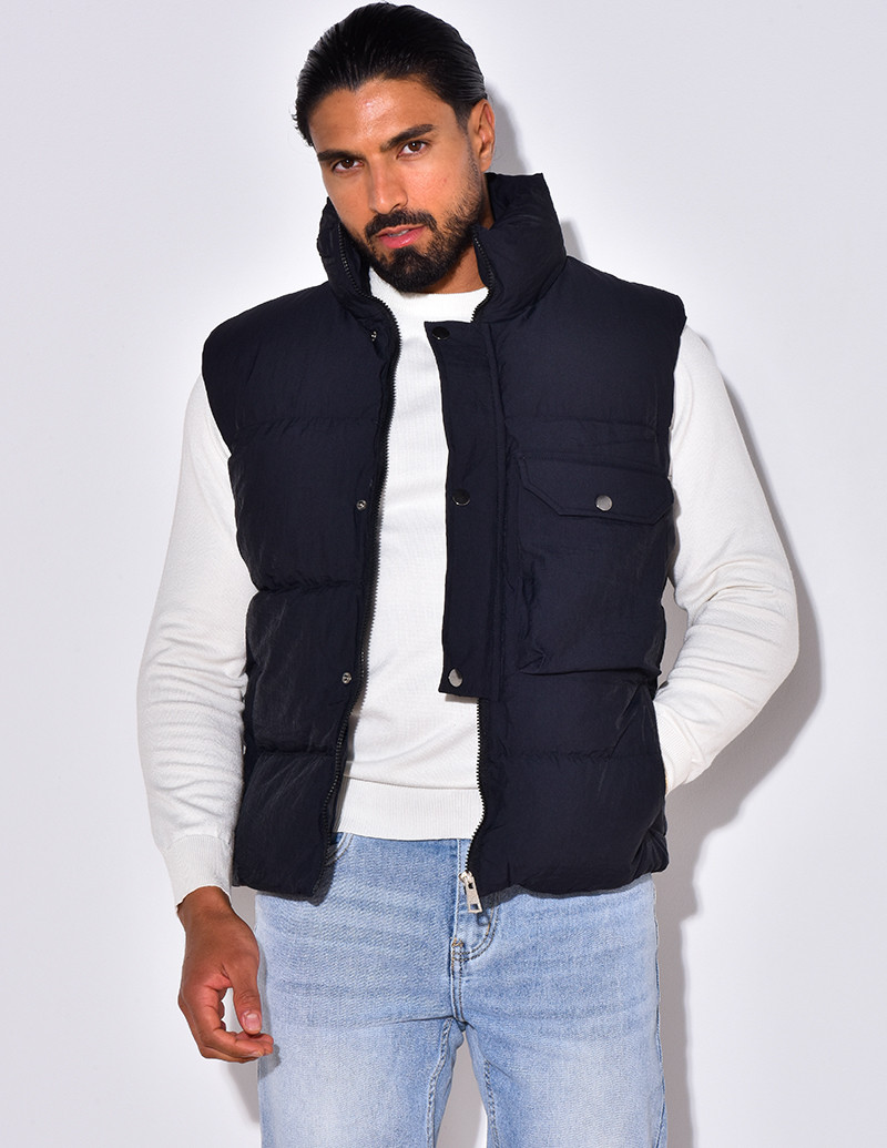 Doudoune sans manches à poche