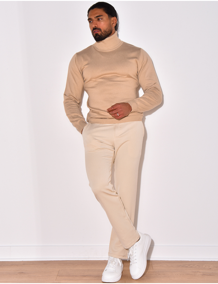 Pull fin col roulé Pull fin col roulé