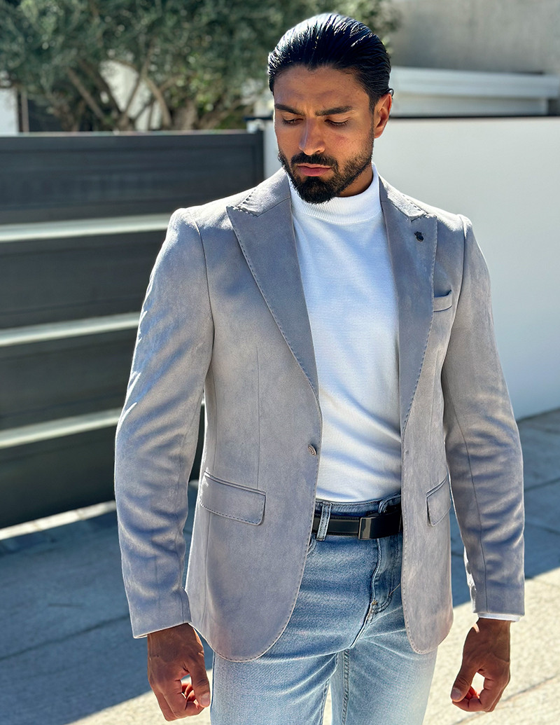 Veste de costume en velours