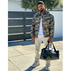 Jeans large à fermeture éclaire aux chevilles Jeans large à fermeture éclaire aux chevilles