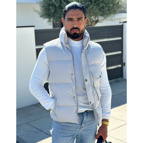 Doudoune sans manches à poche Doudoune sans manches à poche